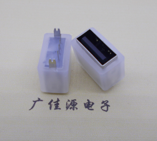 黄江镇USB连接器接口 10.5MM防水立插母座 鱼叉脚