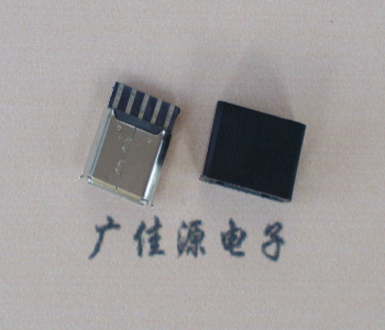 黄江镇麦克-迈克 接口USB5p焊线母座 带胶外套 连接器