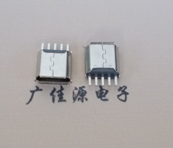 黄江镇Micro USB接口 母座B型5p引脚焊线无后背