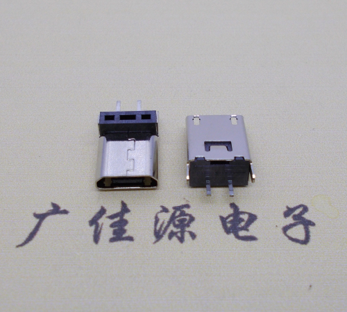 黄江镇micro 2p直插母座无卷边180度铆合式H=9.3、10.0、10.5、11.5mm