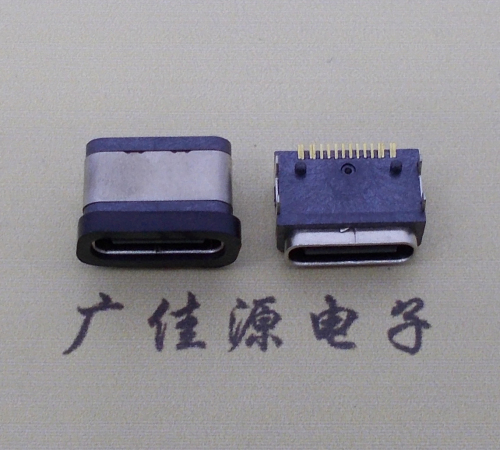 黄江镇type-c16p接口 板端卧式母座 IPX6防水等级 A5大电流